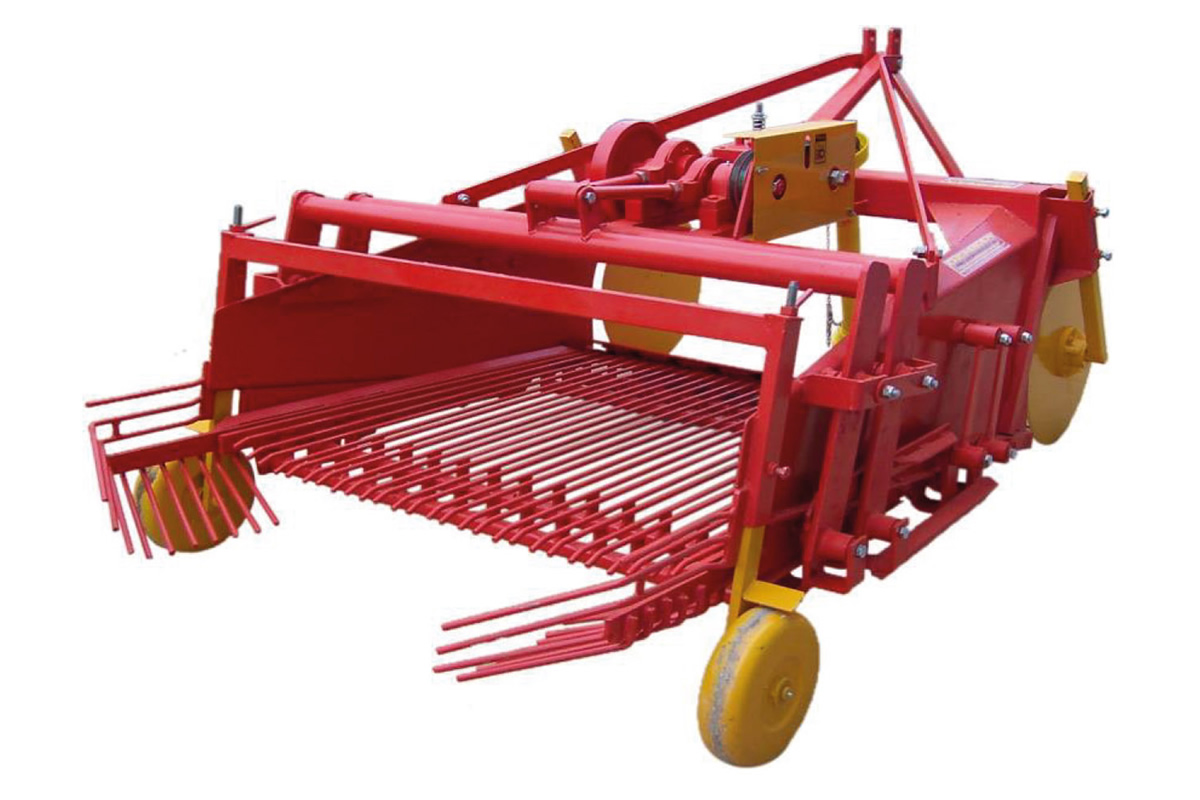 2 rows Potato Harvester Machine with complete sieve system